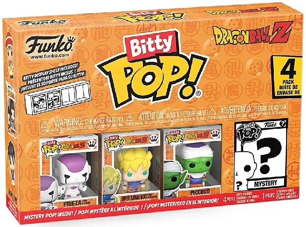 DRAGON BALL BITTY POP! VINYL FIGURE 4-PACK SERIES 4 2.5 CM